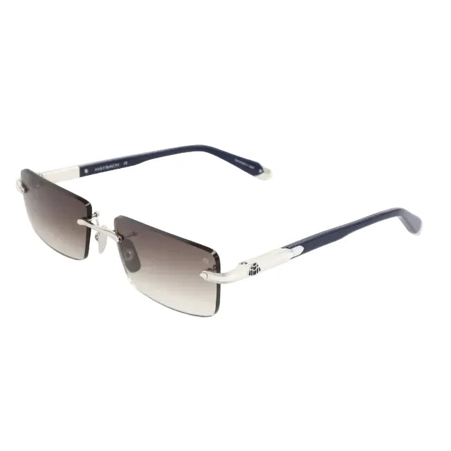 Maybach The Symphony Unisex Silver / Black Rimless Rectangle Sunglasses
