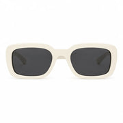 Saint Laurent SL M130 Women Pillowed Rectangular Ivory / White Sunglasses