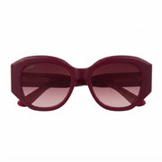 Cartier Panthère de C Motif Square Women Burgundy Sunglasses
