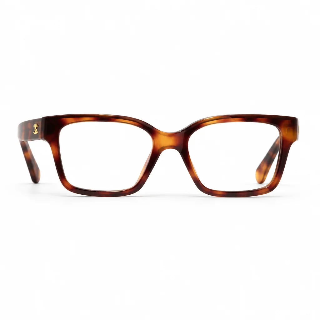 Chanel Women Rectangular Tortoise Optical Glasses
