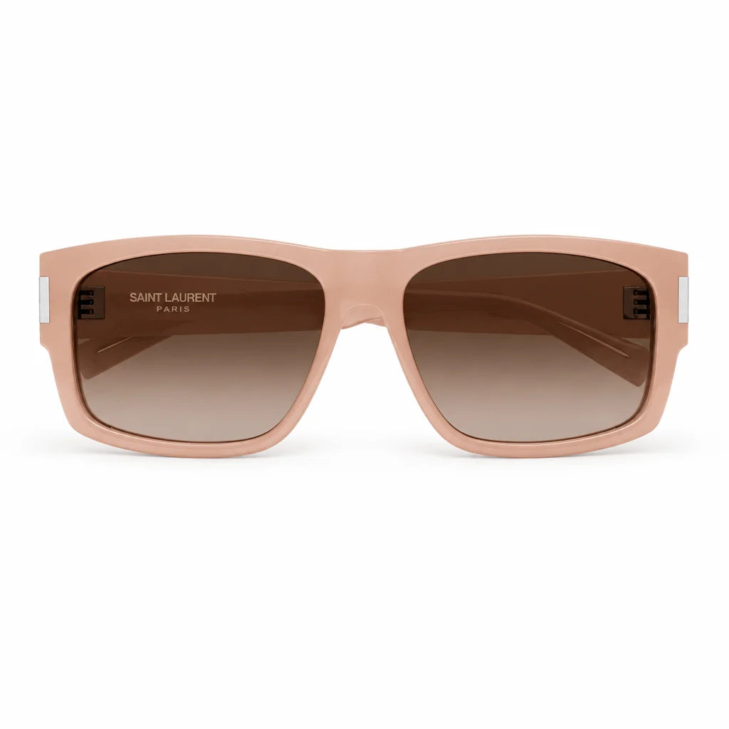 Saint Laurent SL 689 Men Square Orange Sunglasses