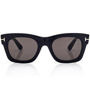 Tom Ford Women Square Frame Espresso Black Sunglasses