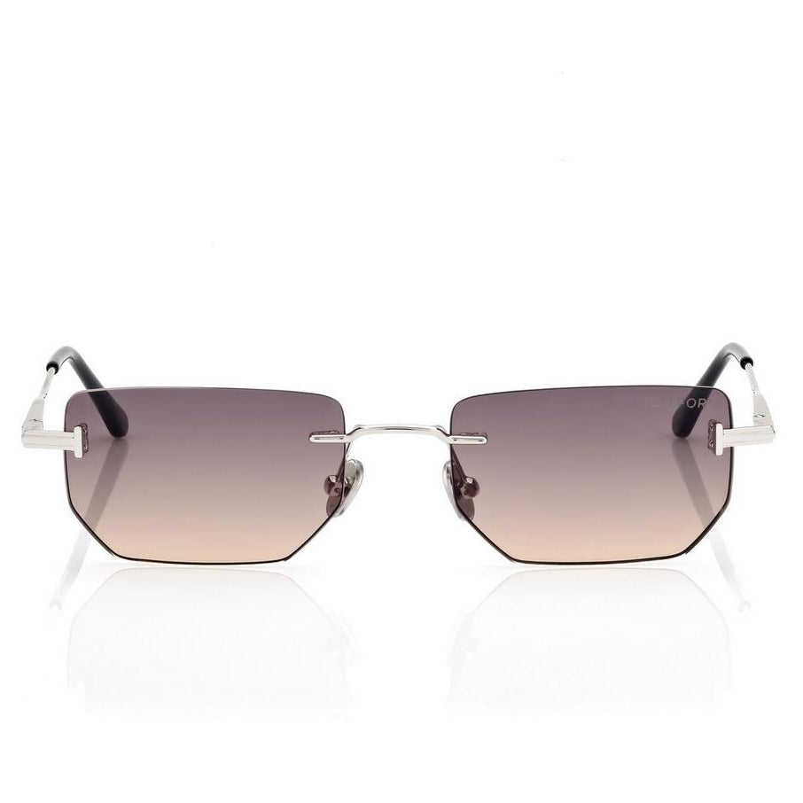 Tom Ford Men Rimless Frame Silver Ethan Sunglasses