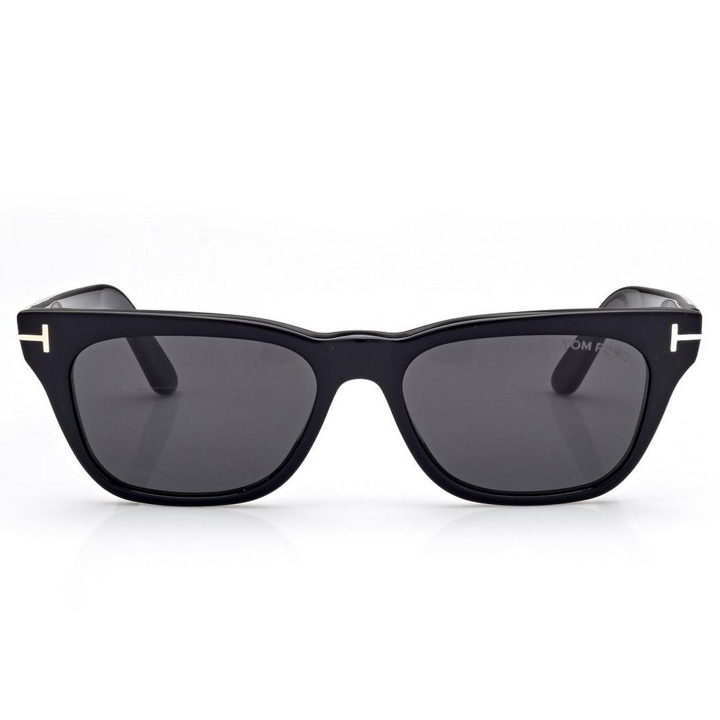 Tom Ford Men Rectangular Frame Black Sunglasses