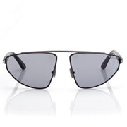 Tom Ford Men Irragular Frame Gunmetal Sunglasses
