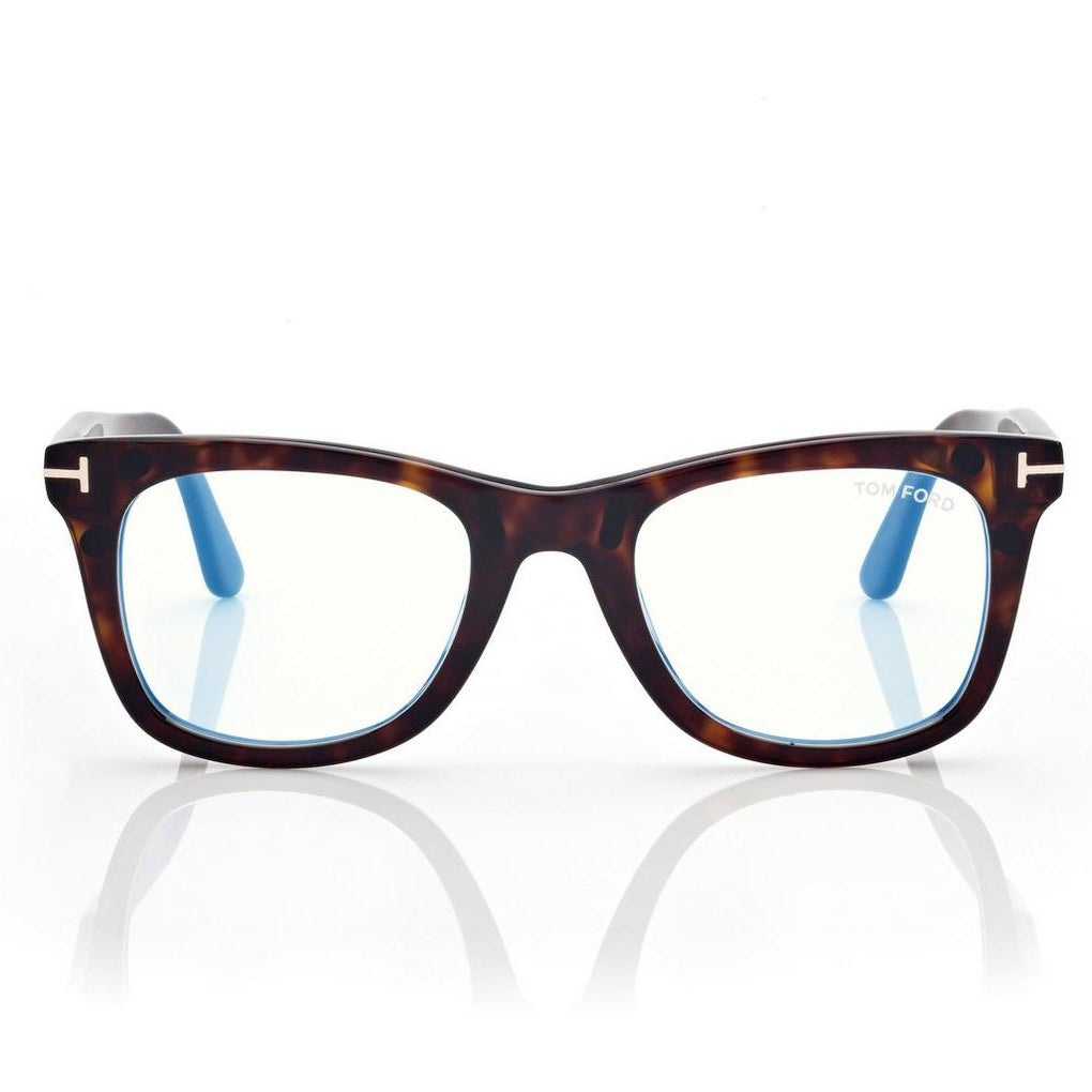 Tom Ford Women Square Frame Dark Havana Sunglasses