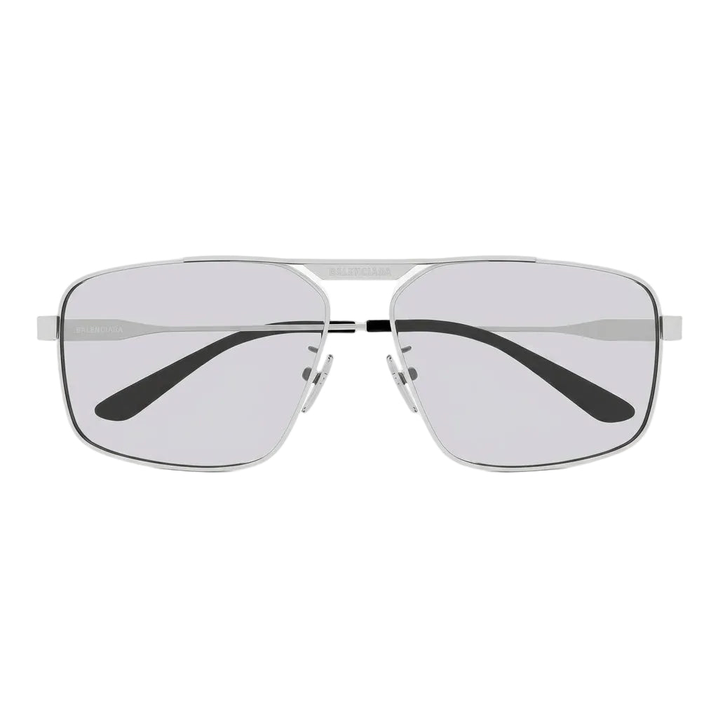 Balenciaga Unisex Tag 2.0 BB0418SK Silver / Light Grey Sunglasses