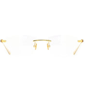 MAYBACH The Visual I Unisex Champagne Gold(CHG-CHG-Z25) | 56mm Rimless Eyeglasses