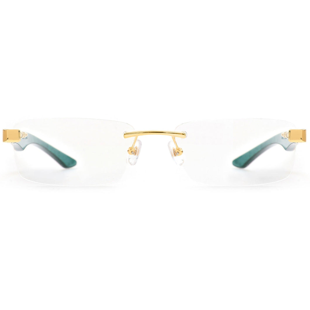MAYBACH The Artist III Unisex Luxury 24K Gold / Vavona Burr Eyeglasses