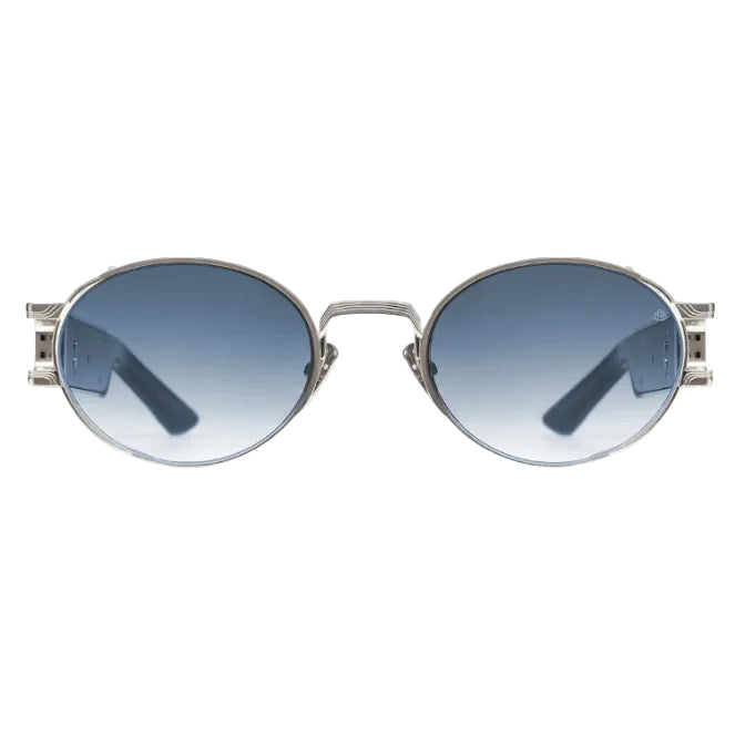 Maybach The Drive I Men Palladium Titanium / Light Blue Gradient Sunglasses 