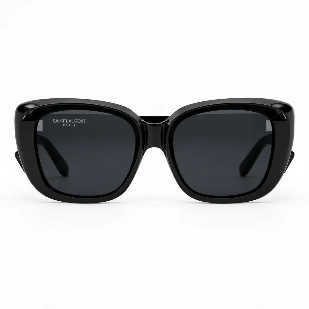 Saint Laurent Women SL 857 Cat-Eye Black Sunglasses