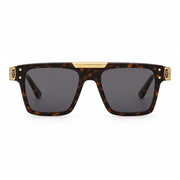 Philipp Plein Unisex SPP080 Geometric Havana / Gold Sunglasses