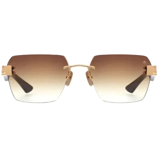 Maybach THE MAGIC I Unisex Luxury 22K Gold / Light Bronze Gradient Sunglasses 