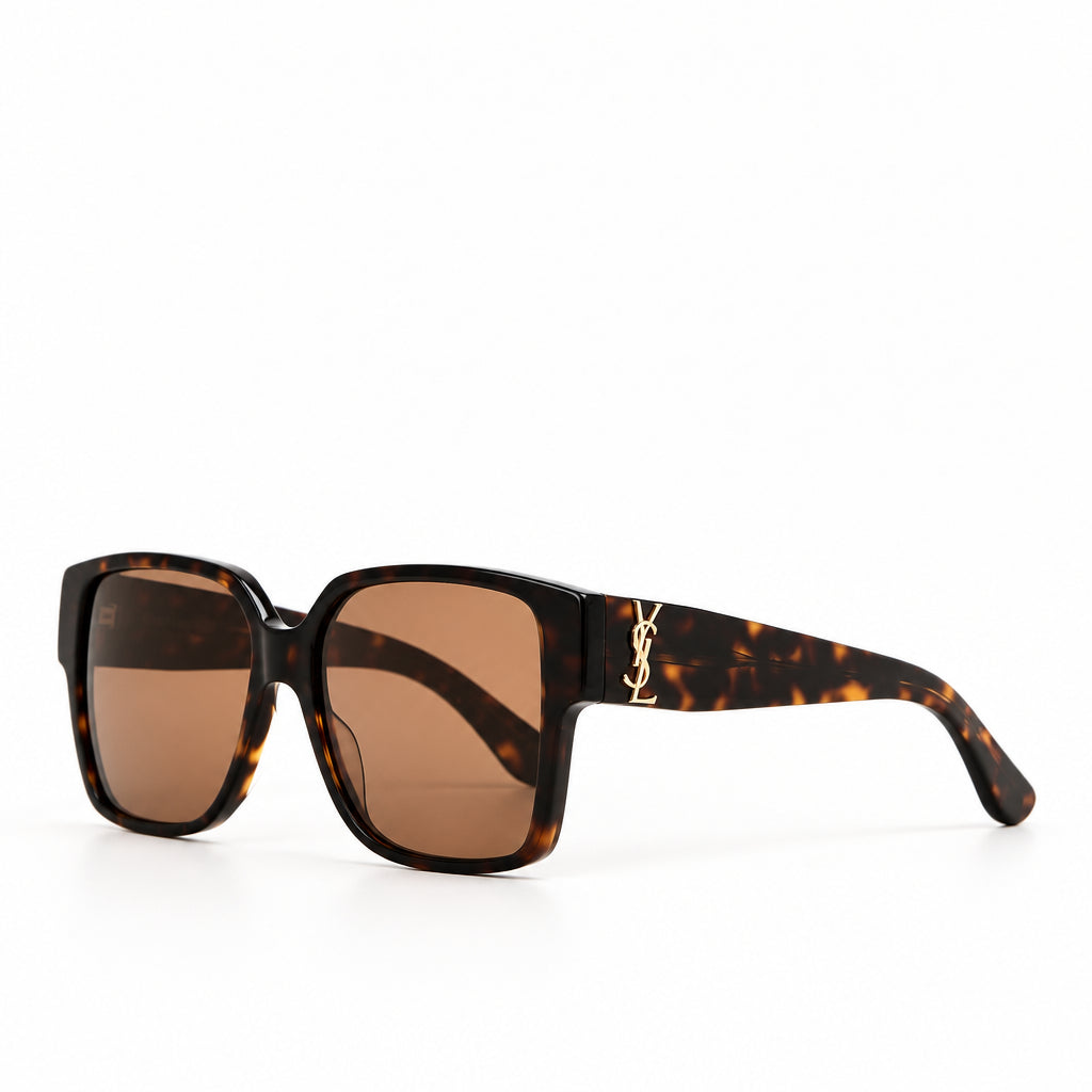 Saint Laurent SL M9 Unisex Tortoise Brown Sunglasses