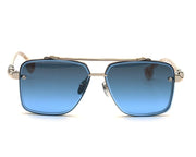 Chrome Hearts GHO 1401 Unisex Silver & Light Blue Gradient Square Sunglasses