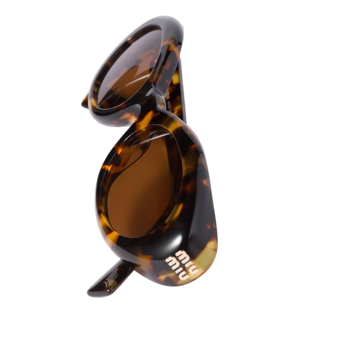 Miu Miu Women Rêverie Honey Havana / Dark Bronze Sunglasses