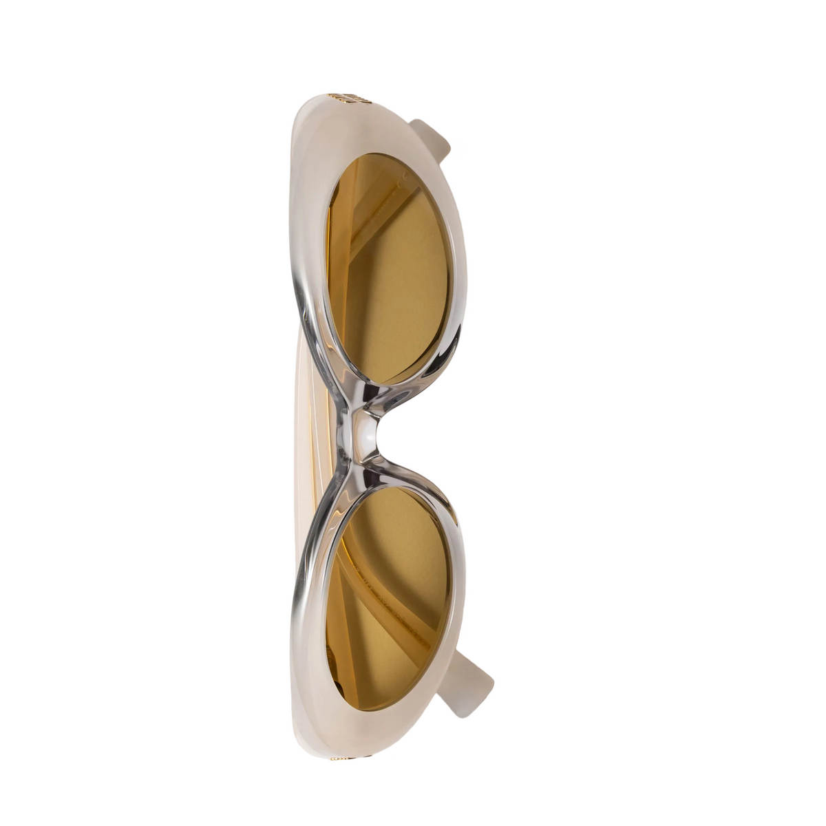 Miu Miu Women Rêverie Milky Opaline / Transparent Gray - Hay Bio Sunglasses