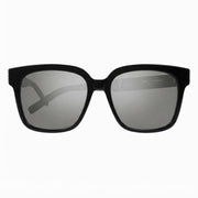 Saint Laurent Women's Monogram SL M40 Silver YSL Hinge Black Sunglasses