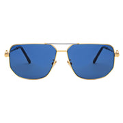 FRED Force 10 Unisex Luxury Aviator Blue Sunglasses