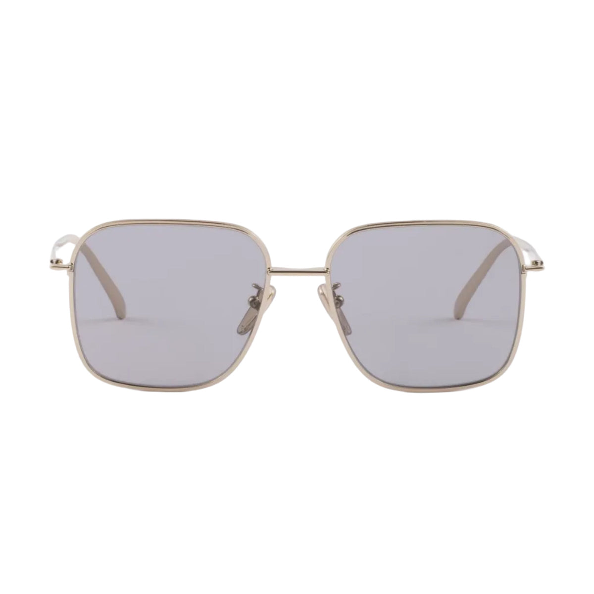 Prada Women Aviator Frame Pale Gold Sunglasses