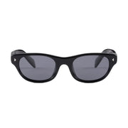 Prada Women Rectangle Frame Matte Black Sunglasses
