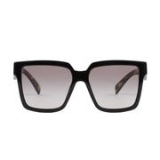 Prada Women Rectangular Frame Faded Black Sunglasses