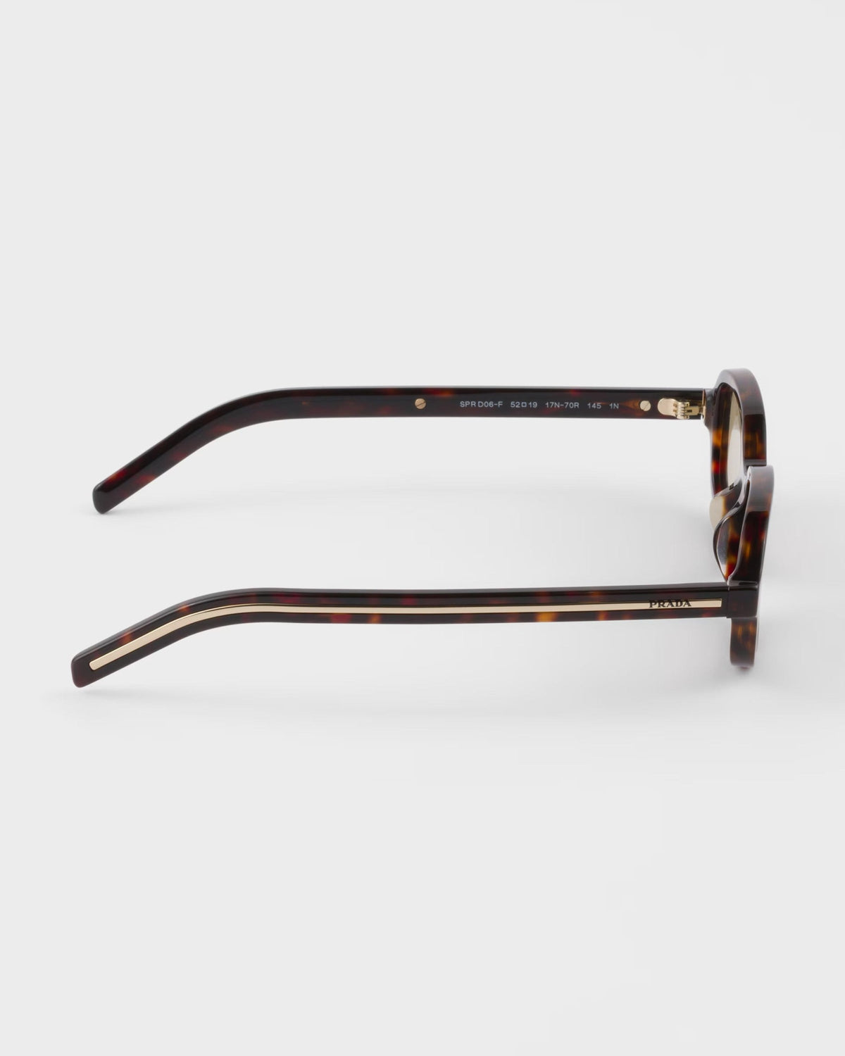 Prada Women Oval Frame Brown Sunglasses