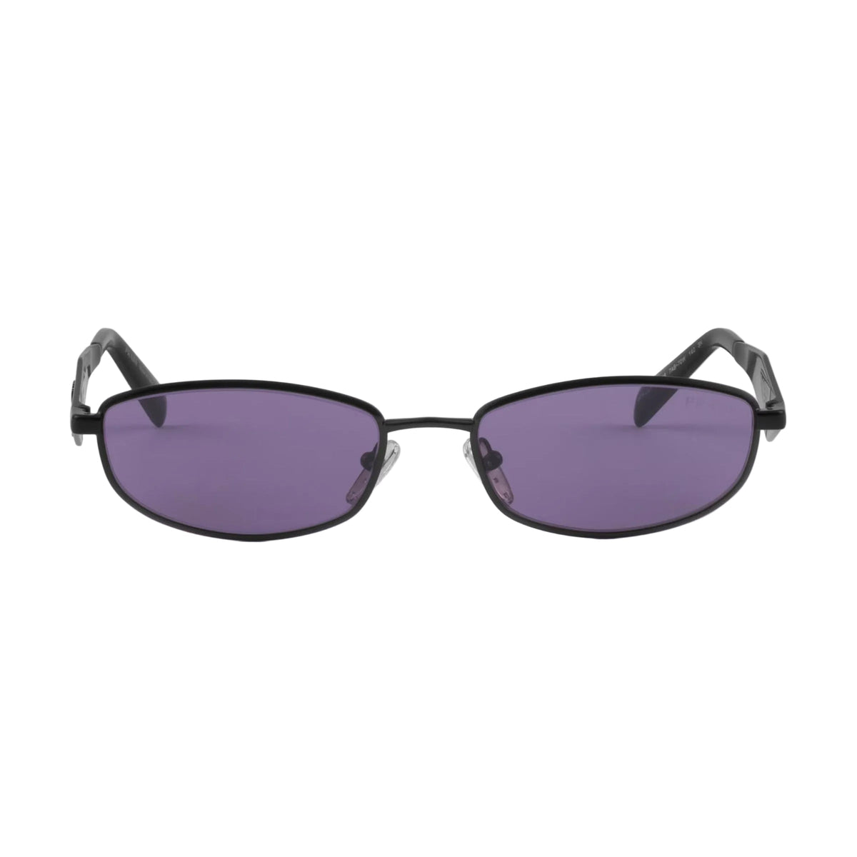 Prada Women Rectangle Frame Black Sunglasses