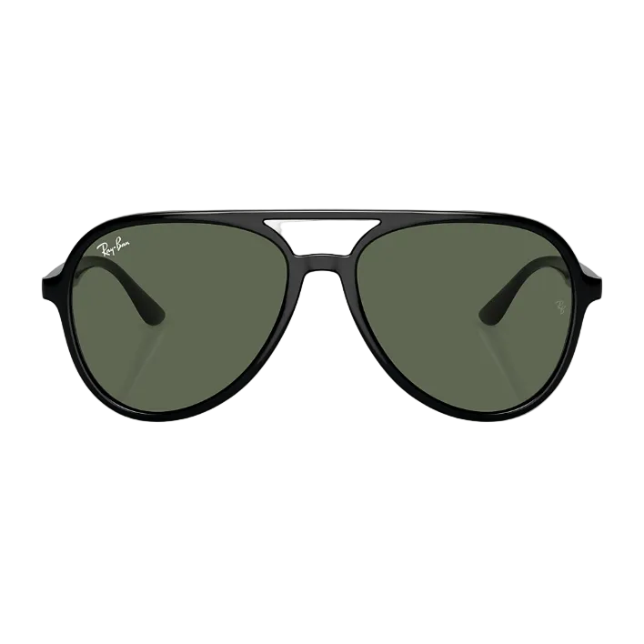 Ray Ban Women Pilot Frame Rustic Black Sunglasses