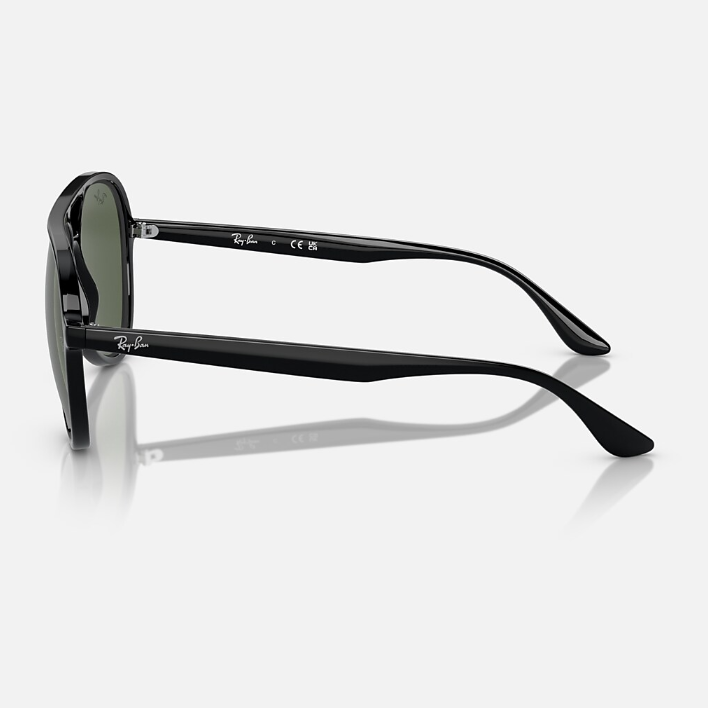 Ray Ban Women Pilot Frame Rustic Black Sunglasses