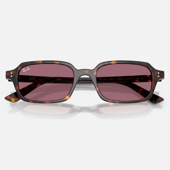 Ray Ban Women Pillow Frame Hazelnut Brown Sunglasses