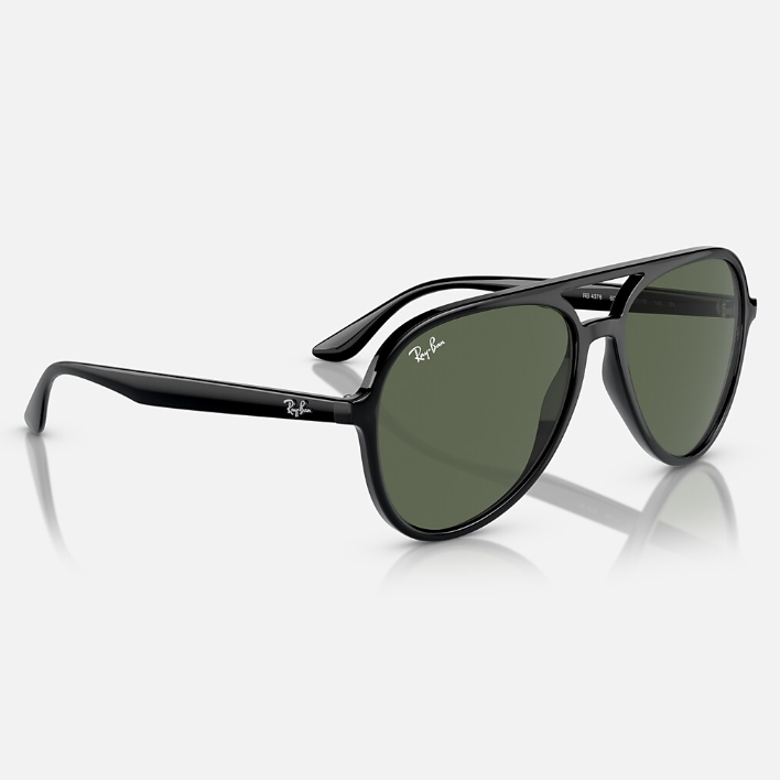 Ray Ban Women Pilot Frame Rustic Black Sunglasses