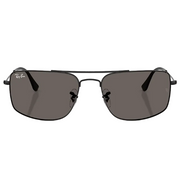 Ray Ban Women Square Frame Coal Black Sunglasses