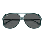 Ray Ban Women Square Frame Transparent Blue Bio Sunglasses
