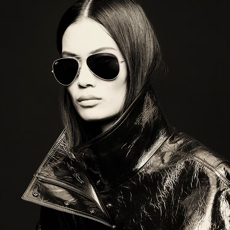 Ray Ban Men Pilot Frame Classic Gold Sunglasses