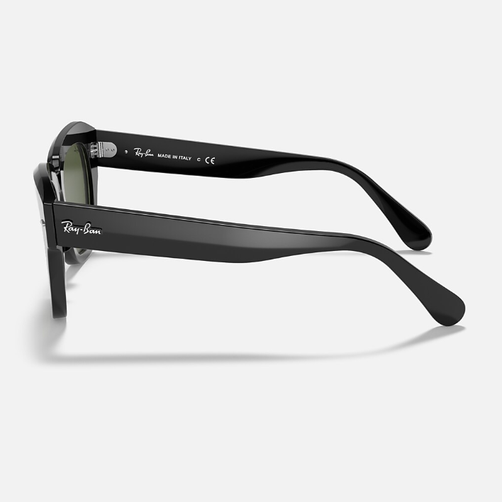 Ray Ban Men Square Frame Antique Black Sunglasses