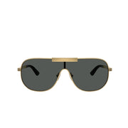 Versace Mask Frame Shiny Gold Sunglasses