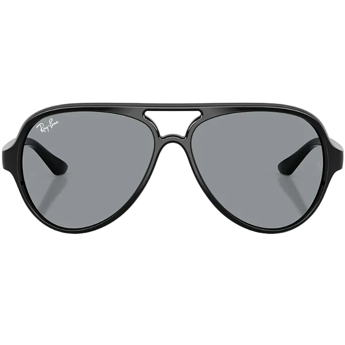 Ray Ban Men Pilot Frame Shiny Black Sunglasses