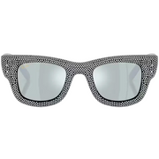 Ray Ban Men Square Frame Slate Black Sunglasses