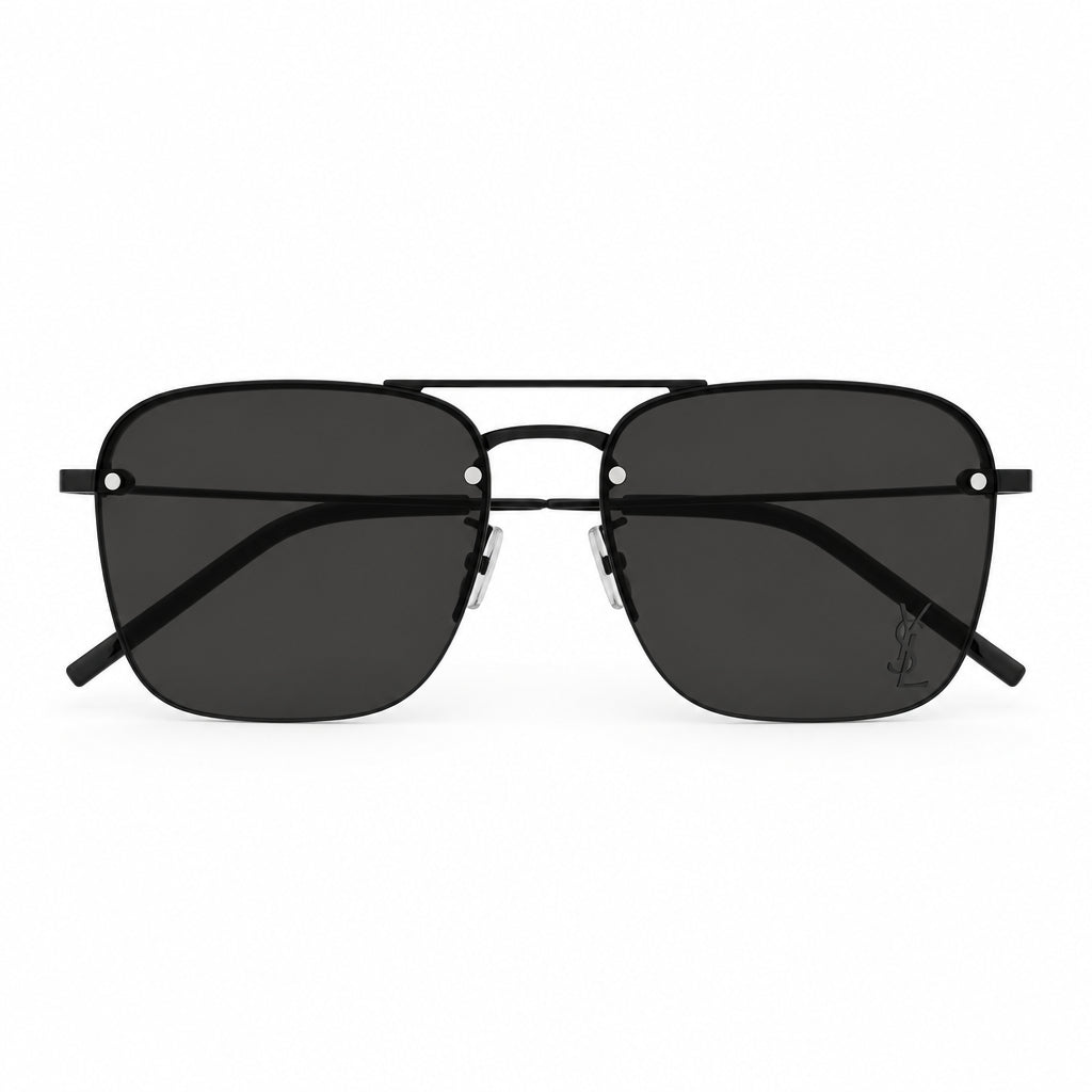 Saint Laurent SL 309M Women's Pilot Black Sunglasses