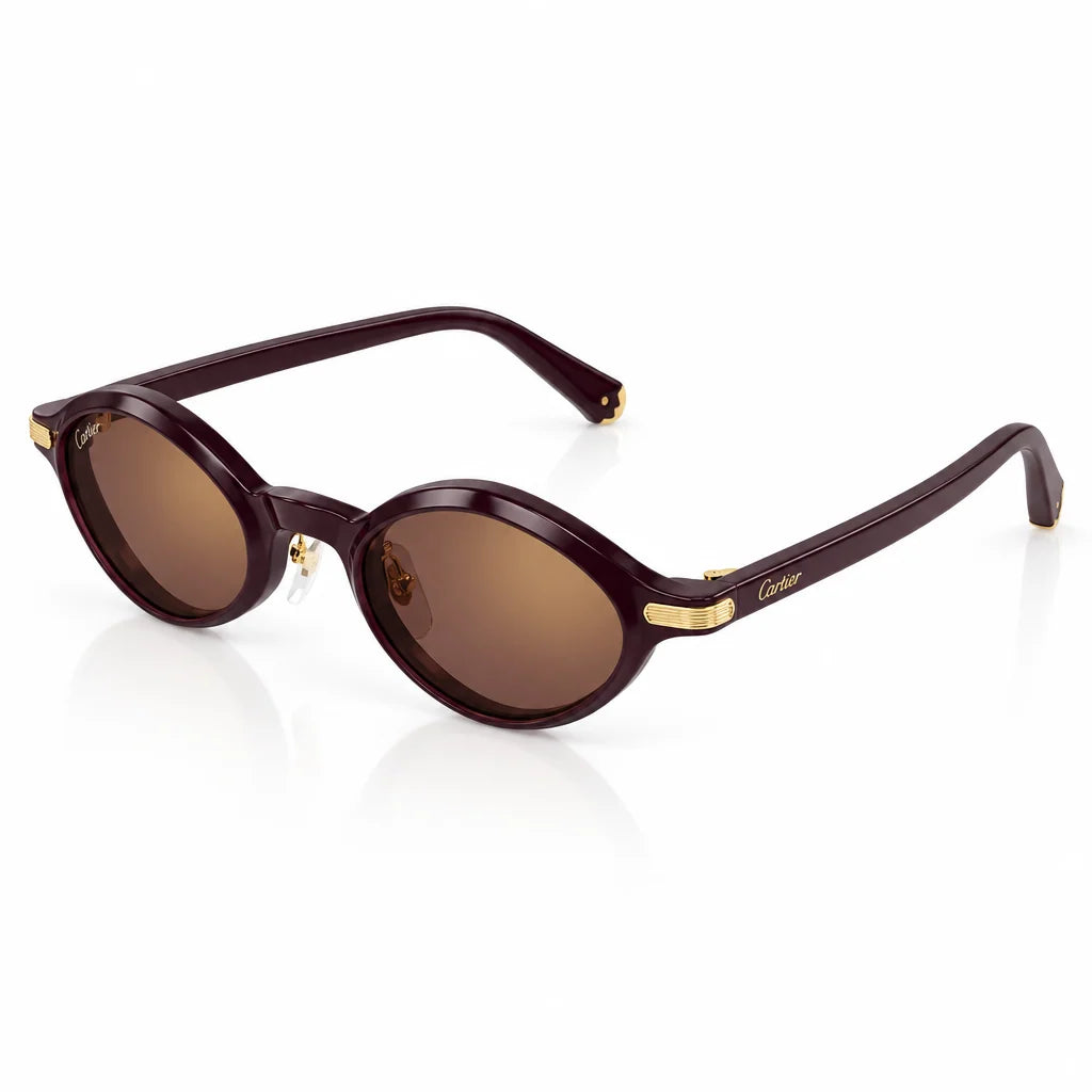 Cartier Première de C Women Purple Gradient Sunglasses