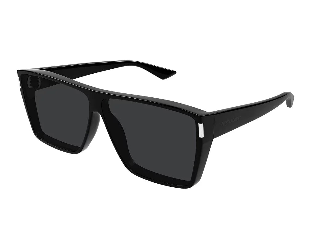 Saint Laurent Unisex SL 756 001 Black & Grey Sunglasses