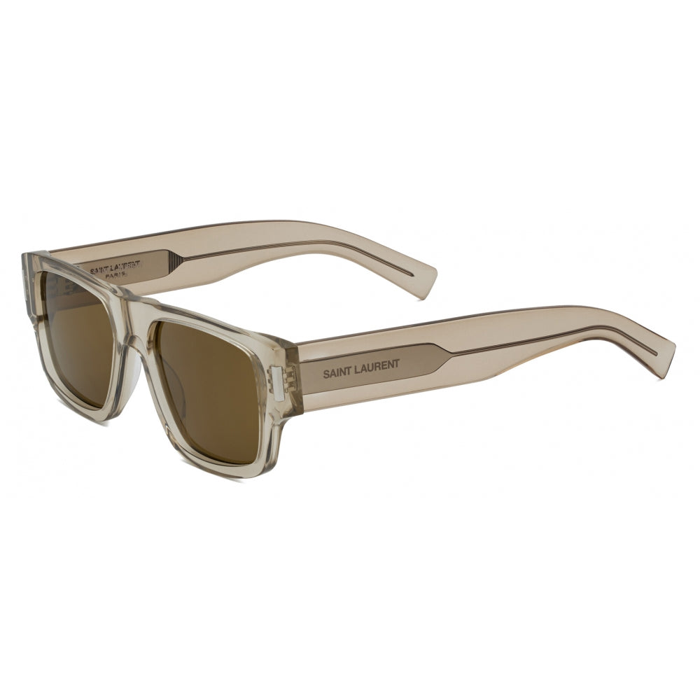 Saint Laurent SL 689 Men Square Beige Sunglasses